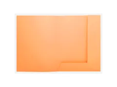 50 dossiermappen met 2 kleppen SUPER 250 24x32cm Oranje