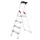 veiligheidsladder,eenzijdig,4 XXL treden,Stand H 0,84m,balk L 1,62m