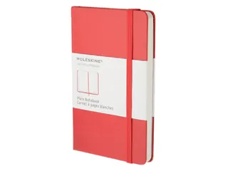 Notitieboek Moleskine large 130x210mm blanco hard cover scarlet red - 1