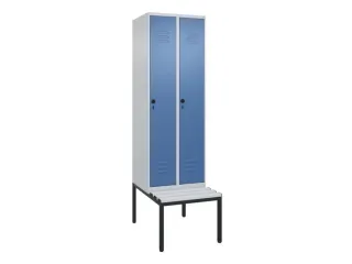 locker voor scheiding van kleding,HxBxD 2120x600x815mm,2vak - 1