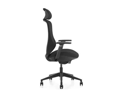 Ergonomische Bureaustoel 600 NEN-EN 1335 Zwart Mesh Met Hoofdsteun