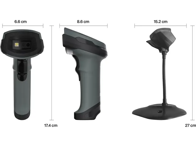 Safescan 330-W Barcodescanner met standaard 1D en 2D barcodes USB-A