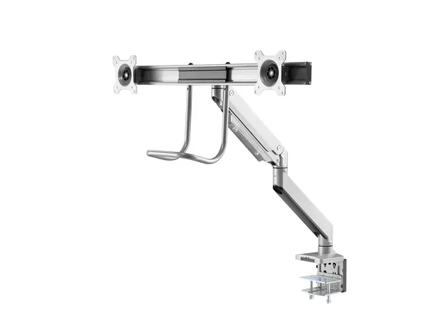 Newstar Monitorarm 2 Schermen Zilver Met Hendel D775dxsilver