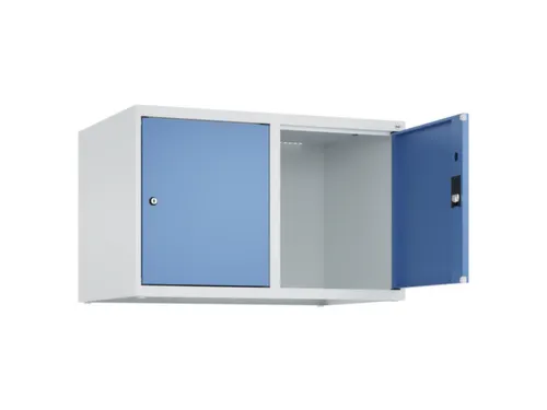 opzetkast,v. locker,2vak.,vak B 400mm,HxBxD 500x800x500mm,vleugeldeur