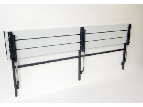 klapbank LxD 2000x380mm aluminium lijsten frame staal RAL7016