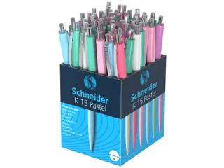 Balpen Schneider K15 M pastel assorti - 5