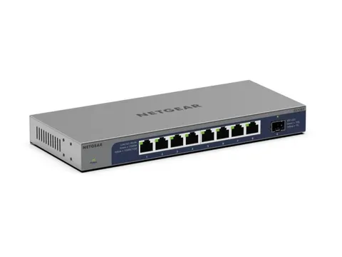 Gs108X-100Eus Gigabit Switch Standalone 8xRJ45 1xSFP+ grijs unmanaged