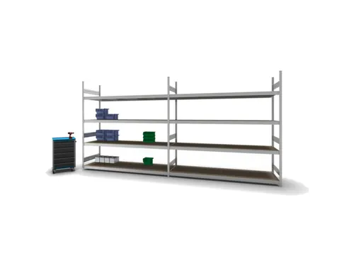 breedvakstelling,aanbouwveld,HxBxD 2500x2270x835mm,vakl. 350kg