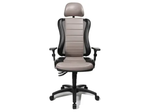 Bureaustoel Bekleding Zwart-grijs Zitting 420-530x 500x 470mm