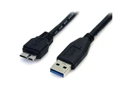 50cm zwarte SuperSpeed USB 3.0-kabel A naar micro B M/M