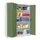 Ruime Vouwdeurkast 1950x1500x600mm 4legborden Ral7035 Front Ral6011