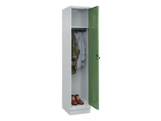 locker,HxBxD 1950x400x500mm,1vak,vak B 400mm,draaigrendel,sokkel - 1