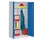 dossier-/kledingkast,HxBxD 1950x1000x600mm,RAL7035,front RAL3000