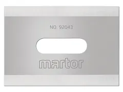 Reservemes Martor rechthoekig nr. 92043 10 stuks