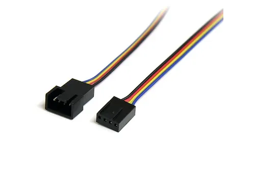 30cm 4-pins Verlengkabel voor Ventilatorvoeding M/F