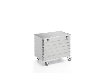 Bakwagens Aluminium Deksel En Cilinderslot 250kg 835x1030x670mm - 3