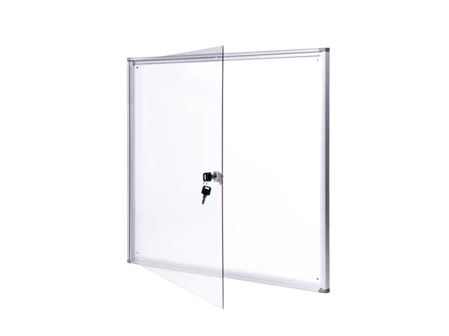 Vitrine murale intérieur MAULextraslim tableau blanc 6x A4 avec serru