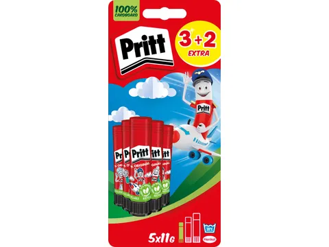 Original plakstift 11 g 3 + 2 gratis op blister