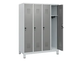 schoollocker,HxBxD 1630x1200x500mm,4vak,vak B 300mm,draaigrendel - 1