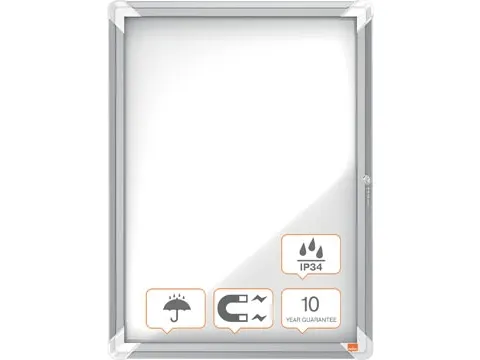 Vitrine buitenvitrine voor 4 x A4 69,2 x 53,2 x 4,5