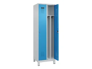 locker voor scheiding van kleding,HxBxD 1950x600x500mm,2vak - 1