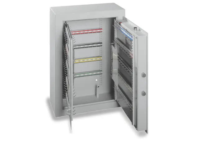 Sleutelkluis klasse A HxBxD 636x812x206mm 400haakjes 70kg Ral7035