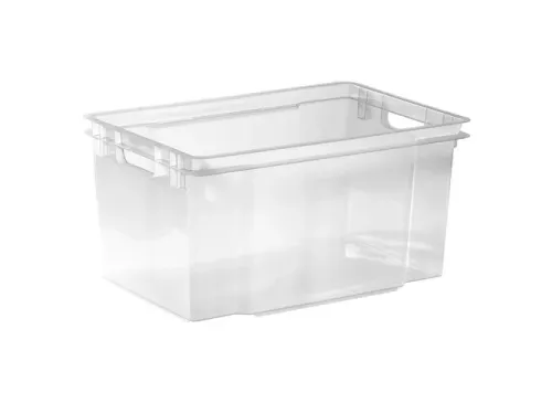 Crownest Opbergbox 50 Liter Transparant