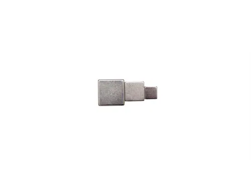 Neodymium Kubusmagneet 20x20x20mm Lichtzilver