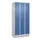 Z-garderobekast,HxBxD 1950x900x500mm,vak B 150/300mm,cil.-slot,sokkel