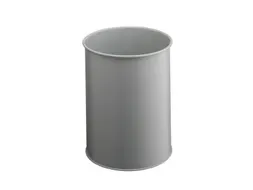 Prullenbak Metaal Rond 15 Liter Grijs