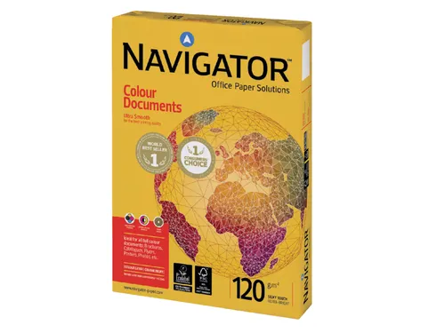 Kopieerpapier Navigator Colour Doc A4 120 Gram Wit 250vel