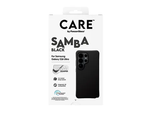 PanzerGlass CARE by Samba Case Black w. Qi Samsung Galaxy S26 Ul