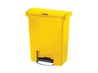 Pedaalemmer Slim Jim Step On Front Kunststof 30 Liter Geel - 1