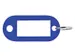 Sleutellabel Pavo kunststof blauw 100 stuks