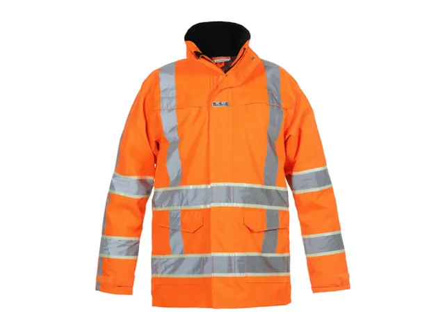 Parka hi-vis Hydrowear Italie, orange fluo, taille 2XL, la pièce
