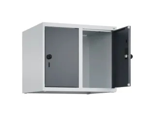 opzetkast,v. locker,2vak.,vak B 300mm,HxBxD 500x600x500mm,vleugeldeur - 2