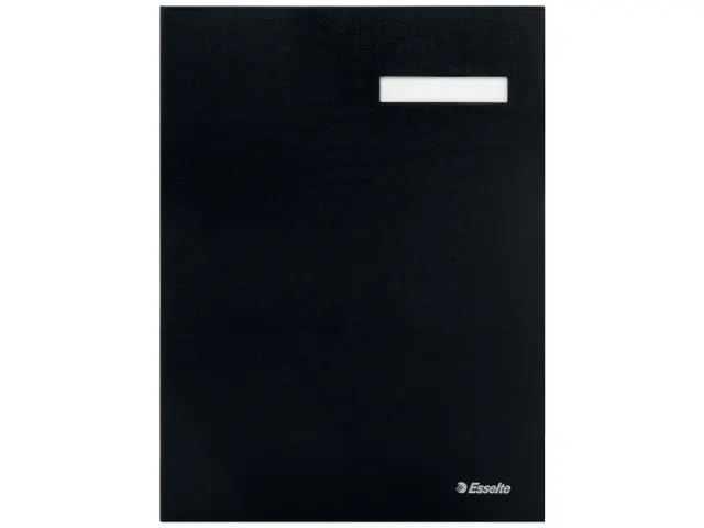 Vloeiboek Esselte 6210 karton 20 vakken zwart