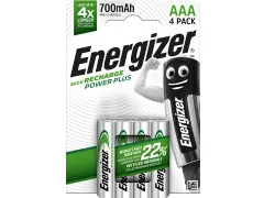 Energizer Batterij Power Plus AAA Oplaadbaar, Blister Van 4 stuks