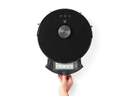 Robotstofzuiger Nedis wifi laser 3-in-1 zwart