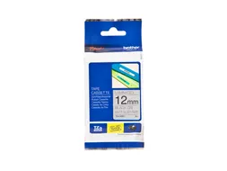 Labeltape Brother P-touch TZe-M931 metallic 12mm zwart op zilver