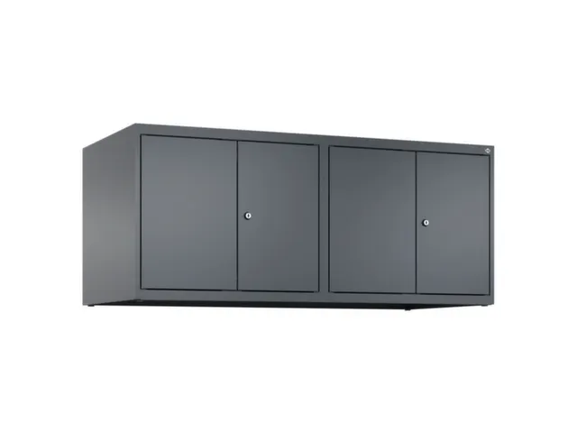 opzetkast,v. locker voor scheiding van kleding,4vak.,vak B 300mm