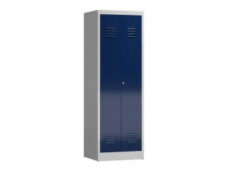 garderobekast,HxBxD 1800x590x500mm,2vak,klink,gezamenlijk afsluitbaar - 1