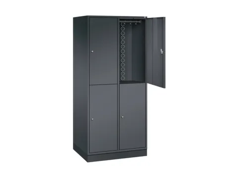 grootvolume garderobekast,HxBxD 1950x820x600mm,2x2vak.,vak B 360mm