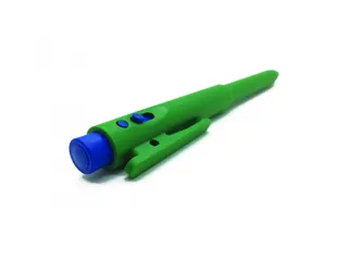 BST J800 Detecteerbare drukpen Groen Schrijfkleur Blauw 25 Stuks - 1