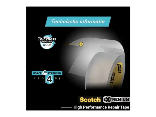 Plakband Scotch Extremium invisible 48mmx25m transparant