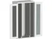 armoire verticale,HxlxP 2000x1050x650mm,porte a. perforations