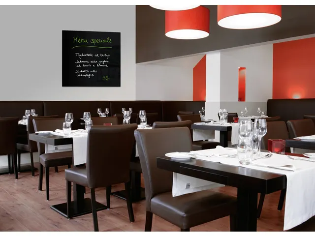 Glas/magneetbord Xl Sigel 100x100 Zwart