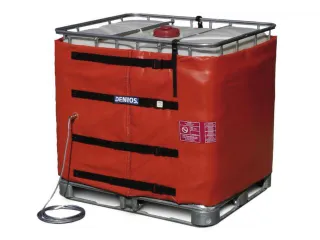 verwarmingsmantel,v. IBC inhoud 1000l,buiten glasvezel/silicone,oranje - 1