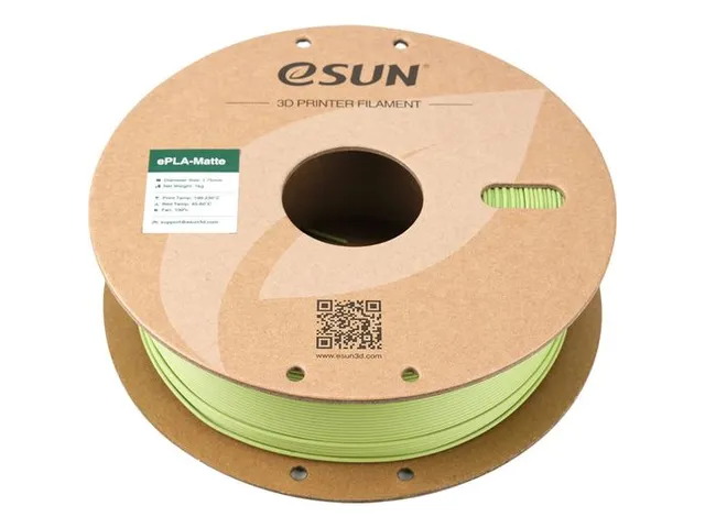 eSUN 3D printer Filament ePLA-Matte 1,75mm Matcha Groen 1kg