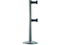 Afzetsysteem Chroom 1000x70mm 2 Afzetbanden Bandkleur Geel/Zwart